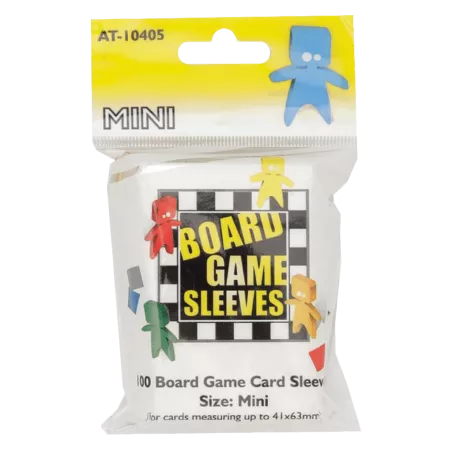 Board game : 100 sleeves Mini (41 x 63 mm)