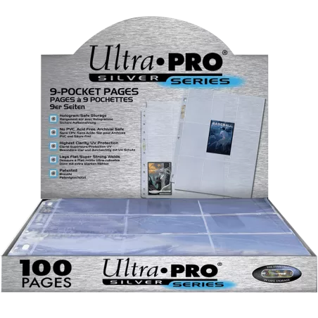 Ultra Pro - Feuilles de Classeur Silver (100)