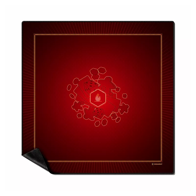 Wogamat - Multijeux - Rouge - Tapis Taille 3