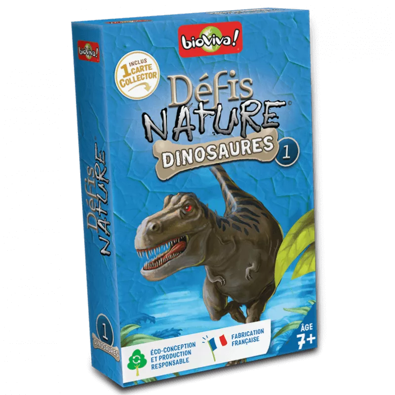 Défis Nature - Dinosaures 1 bleu