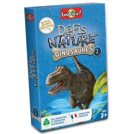 Défis Nature - Dinosaures 1 bleu