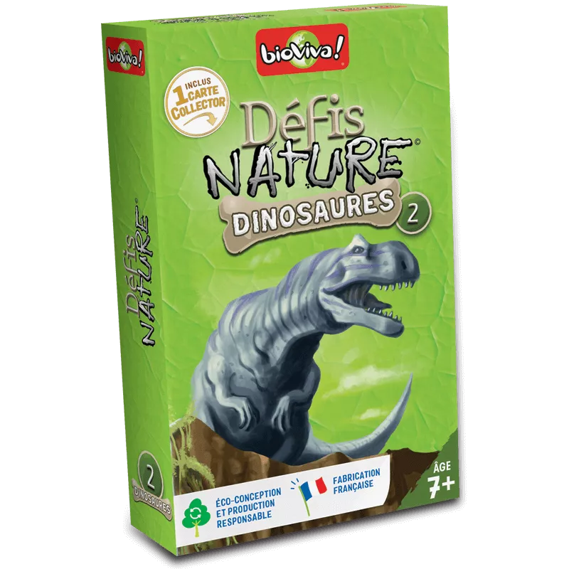 Défis nature - Dinosaures 2 vert