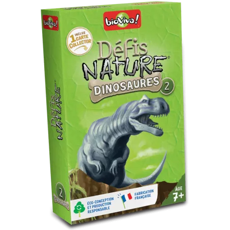 Défis nature - Dinosaures 2 vert