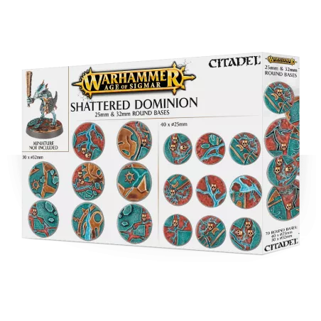 Citadel - Accessoire - Shattered Dominion - Socles ronds 25 et 32mm