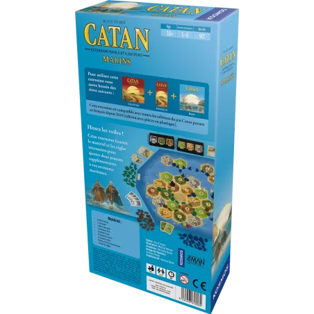 Catan - Extension - Marins 5/6 joueurs