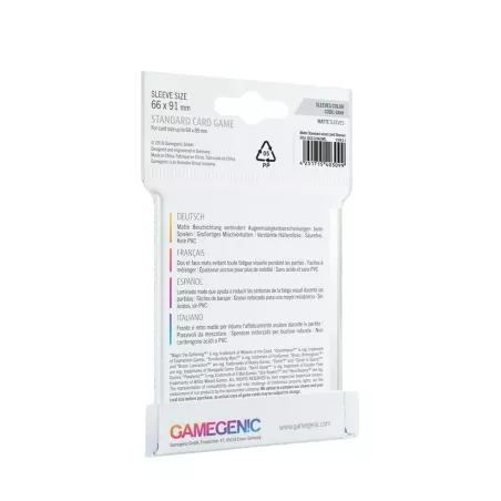 Gamegenic - Sleeves Matte 66x91 Standard