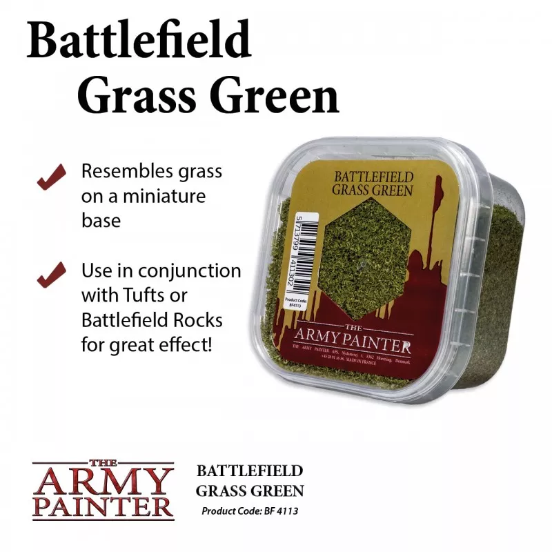 Army Painter - Décor - Battlefield Grass Green