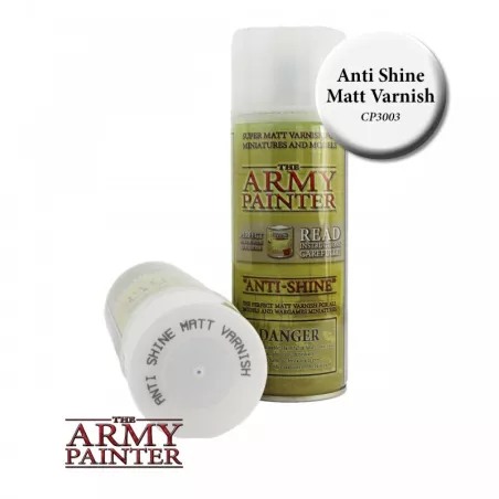 Army Painter - Peinture Spray - Sous Couche - Anti-Shine - Matt Varnish (400ml)