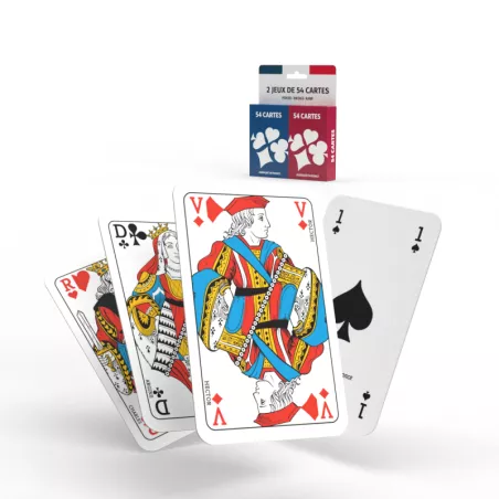 Ducale - 2 jeux de 54 Cartes Ecopack