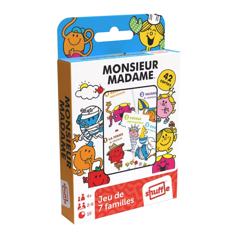 Jeu de 7 Familles - MONSIEUR MADAME