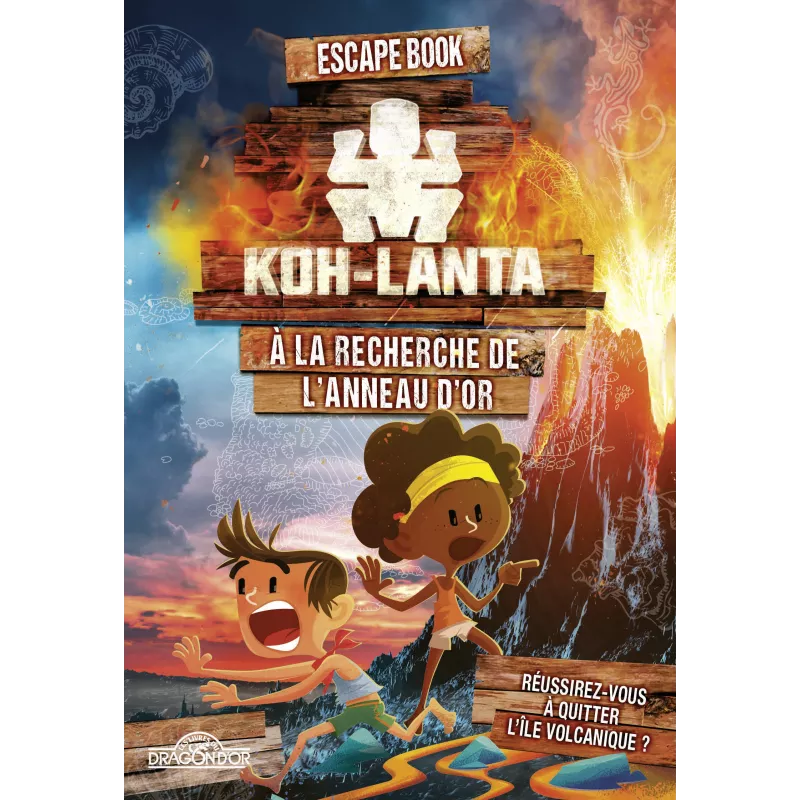 Escape Book Jr - Koh-Lanta à la Recherche de l'Anneau d'Or