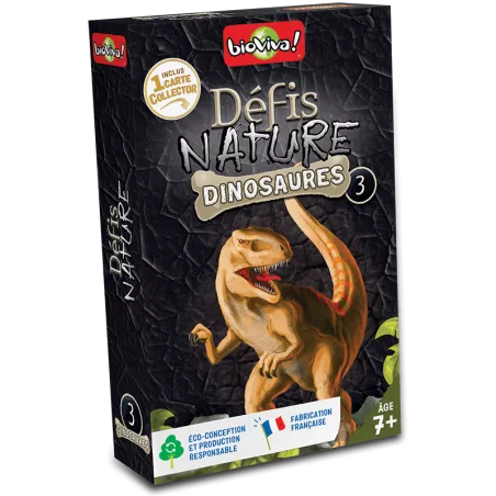 Défis Nature - Dinosaures 3 noir