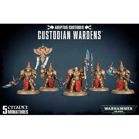 Warhammer 40 000 - Adeptus Custodes - Custodian Wardens Shield-Captain