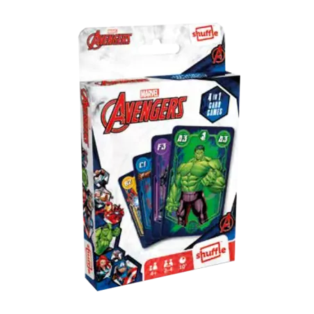 Jeu de Familles 4 en 1 - Marvel Avengers