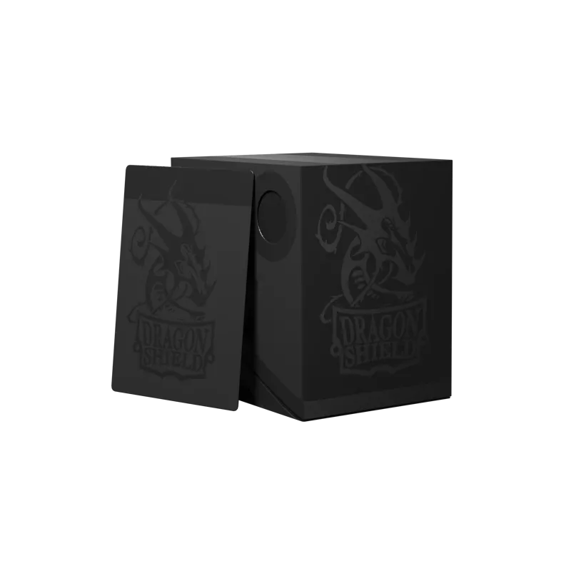 Dragon Shield - Deck Box - Double Shell - Revised - Shadow Black/Black