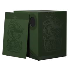 Dragon Shield - Deck Box - Double Shell - Revised - Forest Green/Black