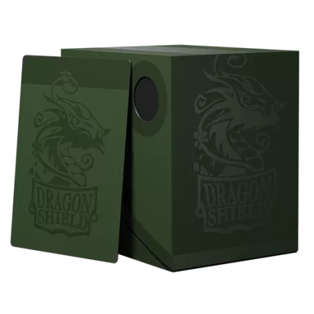 Dragon Shield - Deck Box - Double Shell - Revised - Forest Green/Black