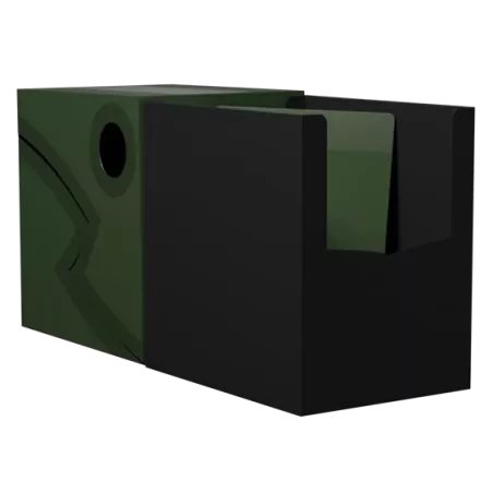 Dragon Shield - Deck Box - Double Shell - Revised - Forest Green/Black