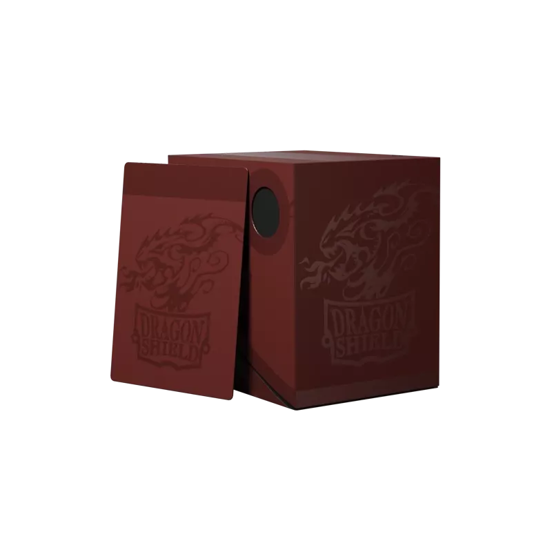 Dragon Shield - Deck Box - Double Shell - Revised - Blood Red/Black