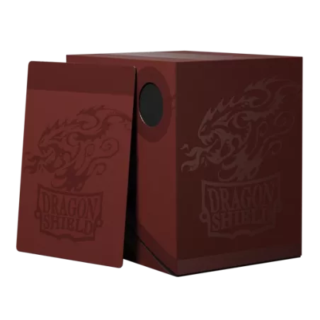 Dragon Shield - Deck Box - Double Shell - Revised - Blood Red/Black