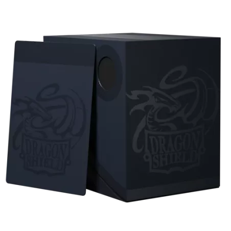 Dragon Shield - Deck Box - Double Shell - Revised - Midnight Blue/Black