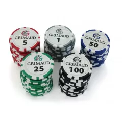 Poker - Grimaud - Mallette Premium - 300 Jetons