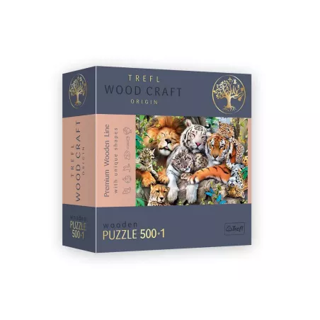 Puzzle - 500p - Wild Cats In The Jungle