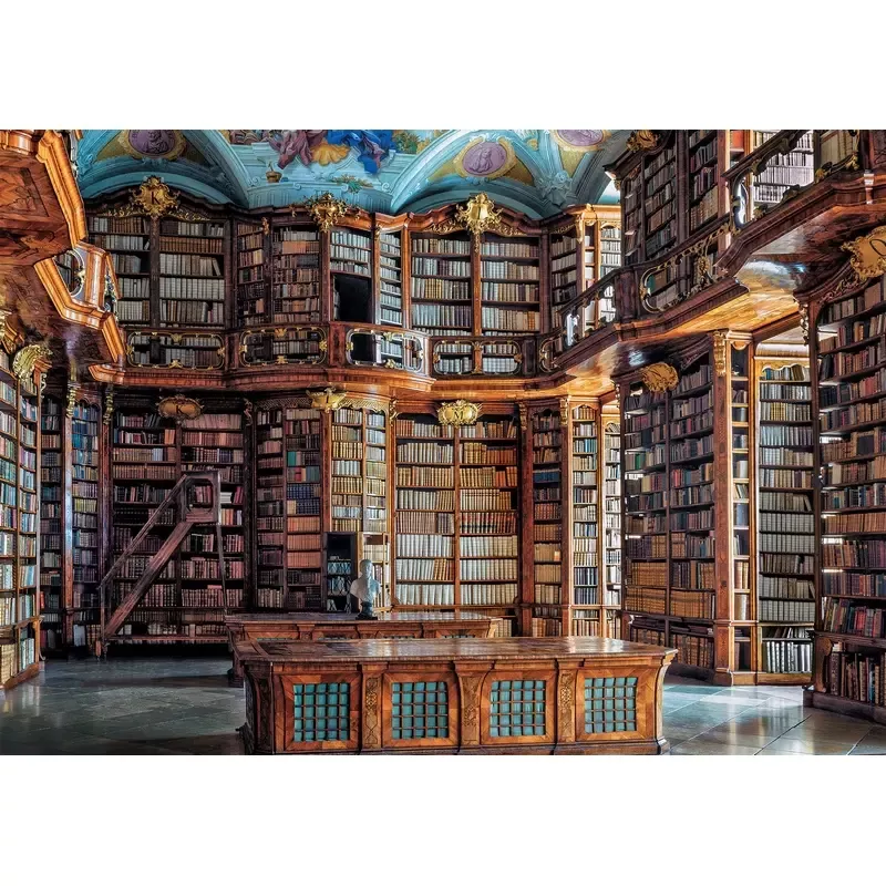 Puzzle - 1000p - Bibliothèque Monastère St Florian