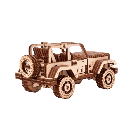 Maquette - Bois - Safari Car 4×4