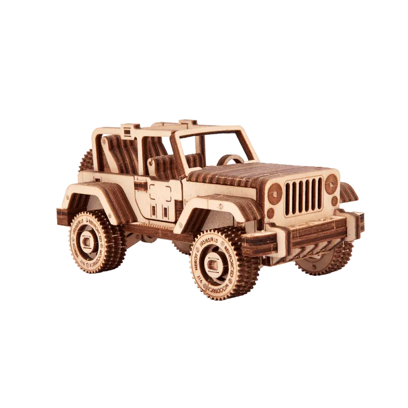 Maquette - Bois - Safari Car 4×4