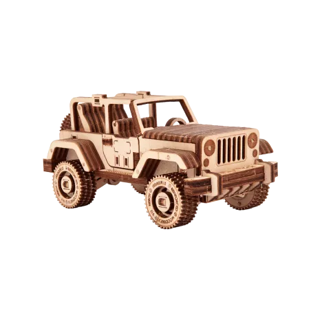 Maquette - Bois - Safari Car 4×4