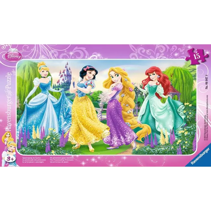 Puzzle Cadre - Ravensburger - 15p - La Promenade des Princesses