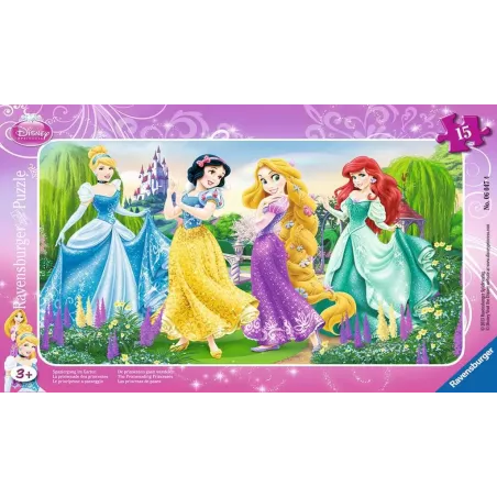 Puzzle Cadre - Ravensburger - 15p - La Promenade des Princesses