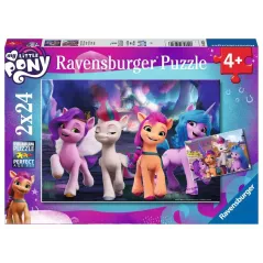 Puzzle - Ravensburger - 2x24p - My Little Pony - Amitié entre Poneys