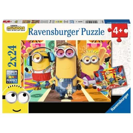 Puzzle - Ravensburger - 2x24p - Les Minions en Action