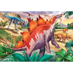 Puzzle - Ravensburger - 2x24p - Mammouths et Dinosaures