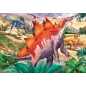 Puzzle - Ravensburger - 2x24p - Mammouths et Dinosaures