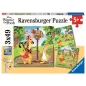 Puzzle - Ravensburger - 3x49p - La Journée Sportive de Winnie l'Ourson