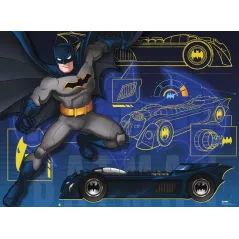 Puzzle - Ravensburger - 100p XXL - Batman - La Batmobile