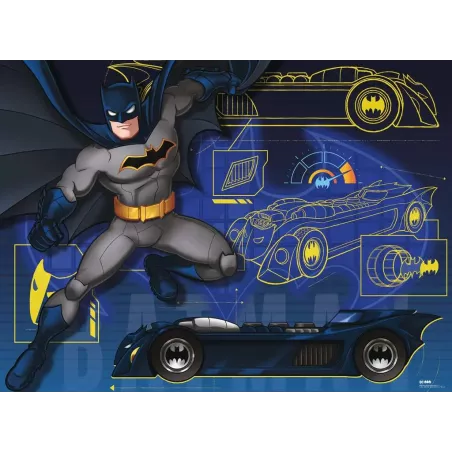 Puzzle - Ravensburger - 100p XXL - Batman - La Batmobile