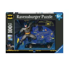 Puzzle - Ravensburger - 100p XXL - Batman - La Batmobile