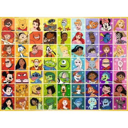 Puzzle - Ravensburger - 100p XXL - Disney - La Palette de Couleurs