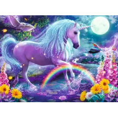 Puzzle - Ravensburger - 100p XXL - Licorne scintillante