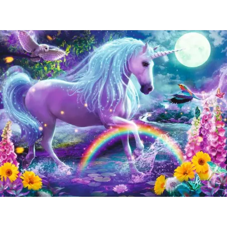 Puzzle - Ravensburger - 100p XXL - Licorne scintillante