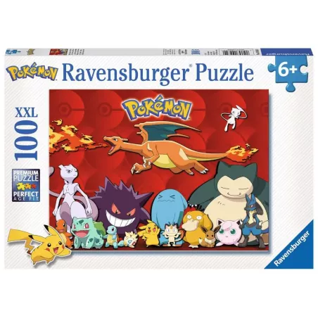 Puzzle - Ravensburger - 100p XXL - Mes Pokémon Préférés