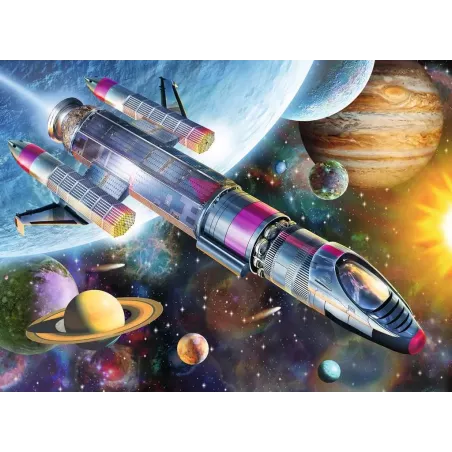 Puzzle - Ravensburger - 100p XXL - Mission dans l'Espace