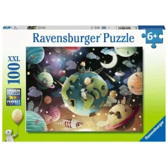 Puzzle - Ravensburger - 100p XXL - Planètes fantastiques