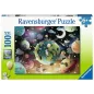 Puzzle - Ravensburger - 100p XXL - Planètes fantastiques