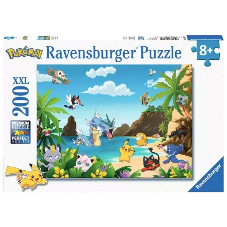 Puzzle - Ravensburger - 200p XXL - Pokémon - Attrapez-Les Tous !