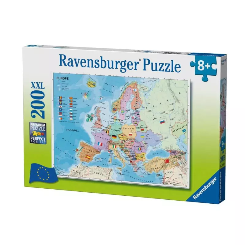 Puzzle - Ravensburger - 200p XXL - Carte d'Europe